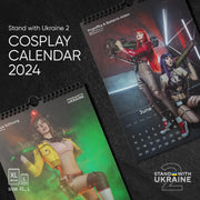 Stand with Ukraine 2 Cosplay Calendar 2024