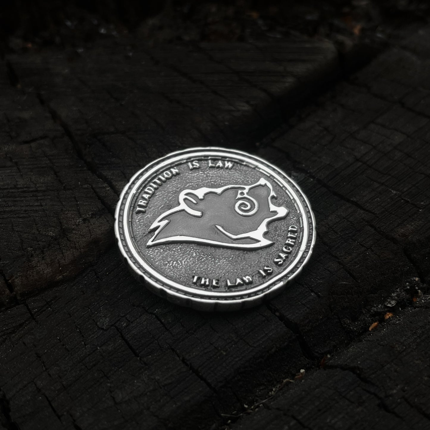Sterling silver Stormcloak Coin