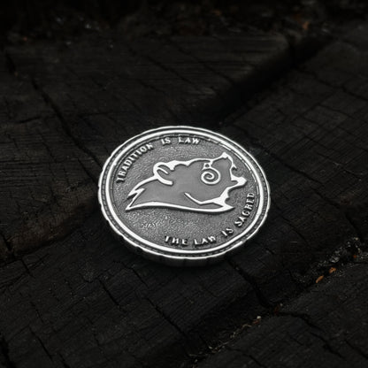 Sterling silver Stormcloak Coin