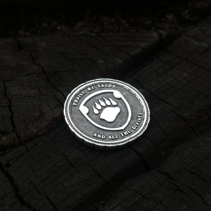 Sterling silver Stormcloak Coin