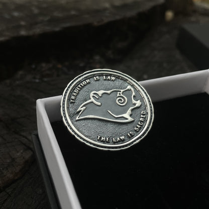 Sterling silver Stormcloak Coin