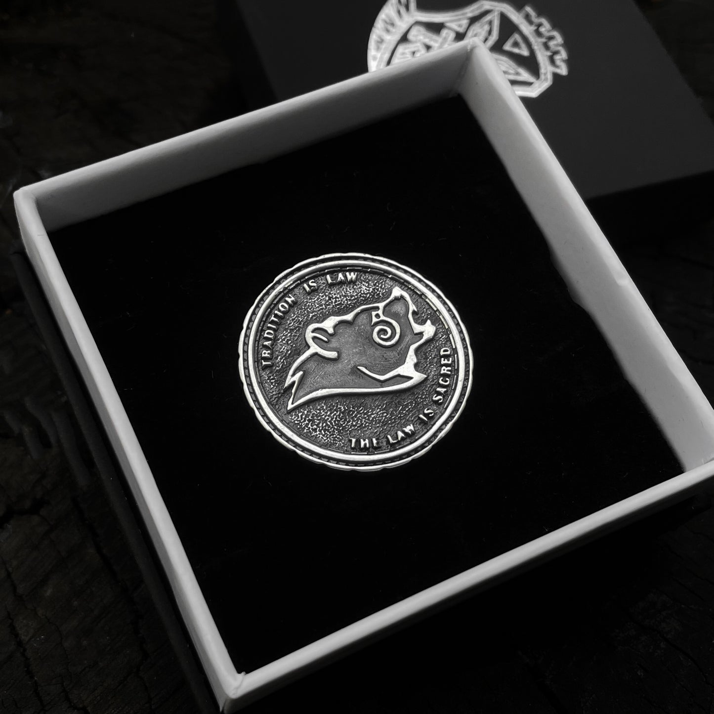 Sterling silver Stormcloak Coin