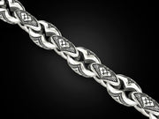 Brutal Biker Sterling Silver Bracelet