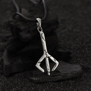 Silver Bloodborne Hunter Caryll Rune Oath Memory Pendant