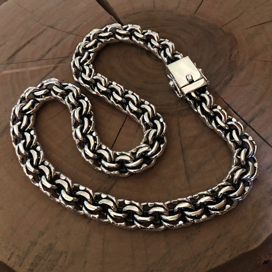 Sterling silver "Bismarck" chain