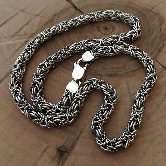 Sterling silver Valkyrie Fox tail chain