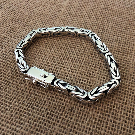 Sterling Silver Fox Tail Bracelet