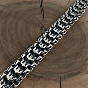 Sterling silver "Ukrainian trident" bracelet