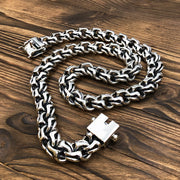 Thick Sterling silver Cossack Bismarck chain