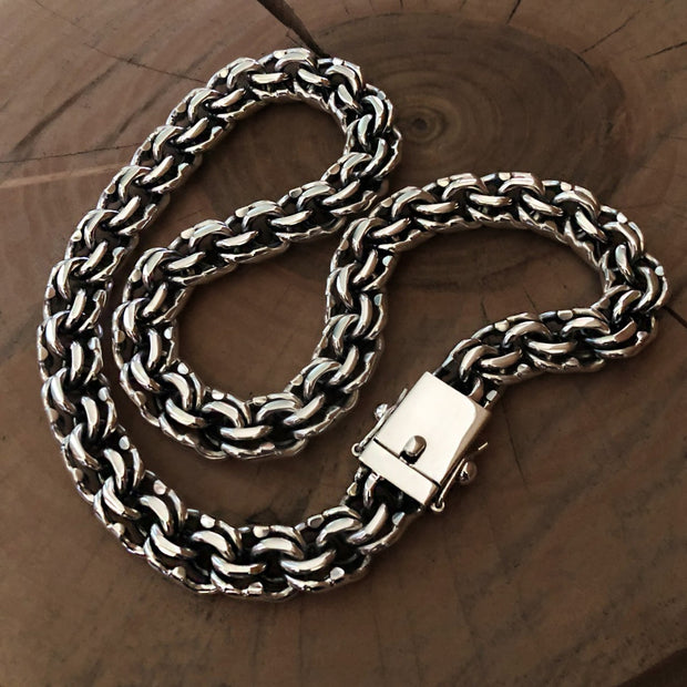 Sterling silver "Bismarck" chain
