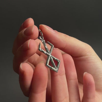 Silver Brand of Sacrifice Pendant