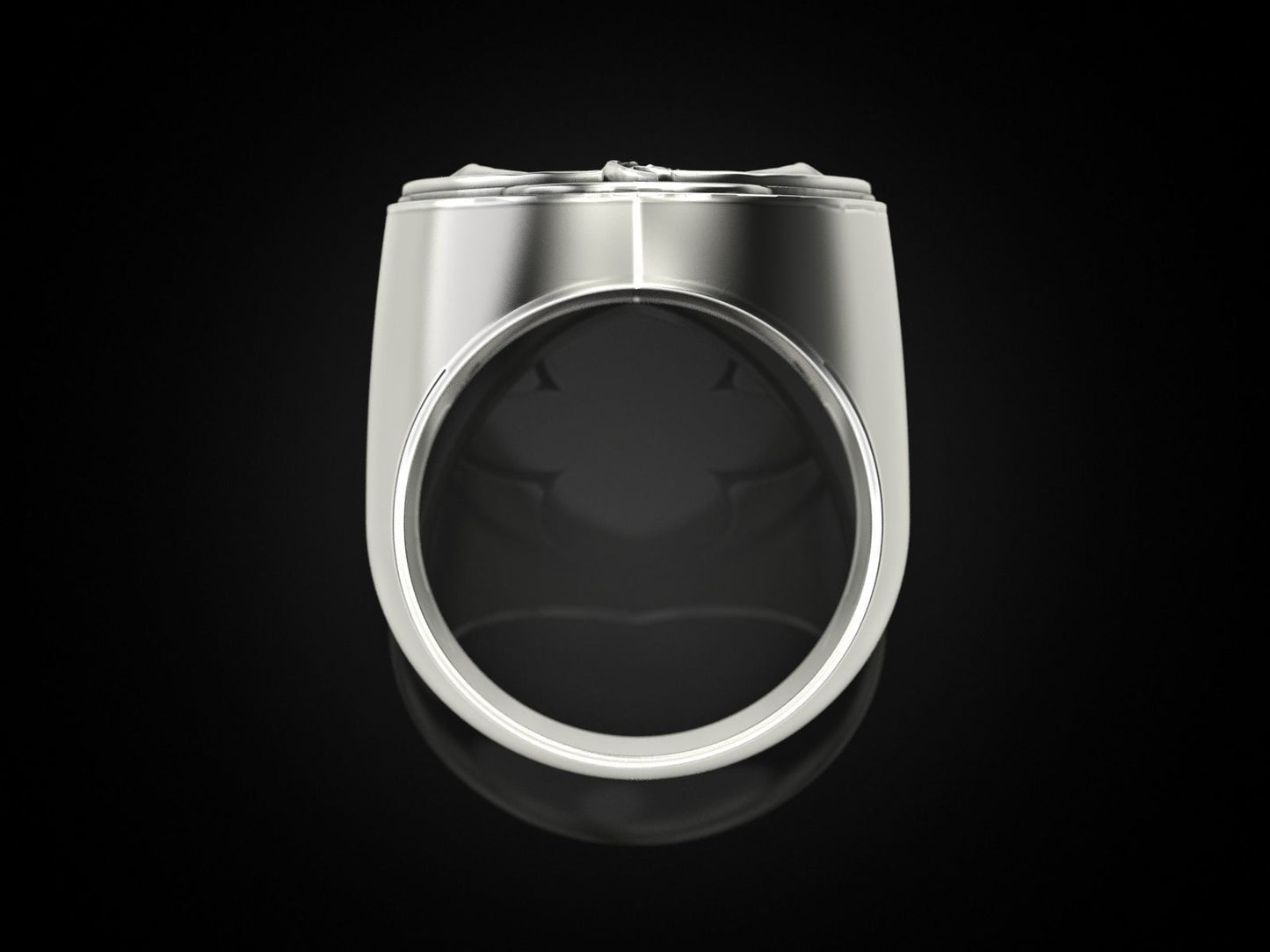 {{jewelry_for_geeks}} - {{ GameFanCraft}} Jewelry Silver Flying Fire Dragon chunky ring