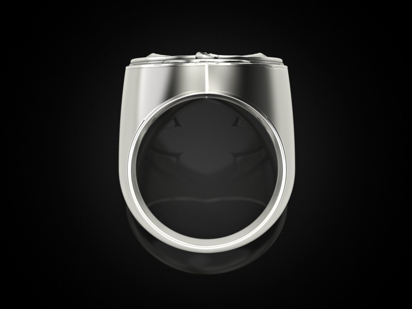 {{jewelry_for_geeks}} - {{ GameFanCraft}} Jewelry Silver Flying Fire Dragon chunky ring