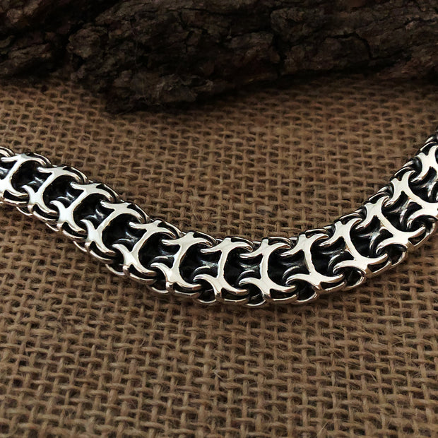 {{jewelry_for_geeks}} - {{ GameFanCraft}} Bracelet Silver bracelet "Ramses"