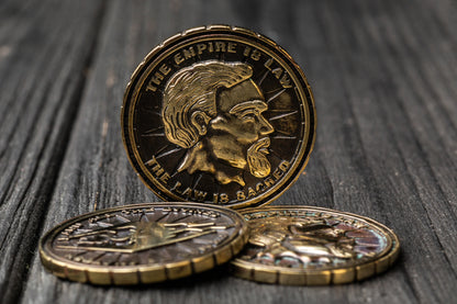 {{jewelry_for_geeks}} - {{ GameFanCraft}} Coin Silver Elder Scrolls Septim Coin