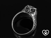 {{jewelry_for_geeks}} - {{ GameFanCraft}} Ring Silver Owl ring