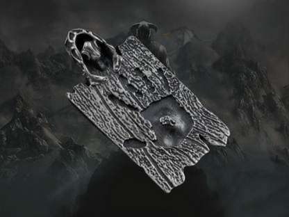 {{jewelry_for_geeks}} - {{ GameFanCraft}} Pendant Silver Dark Brotherhood Nightingale Pendant