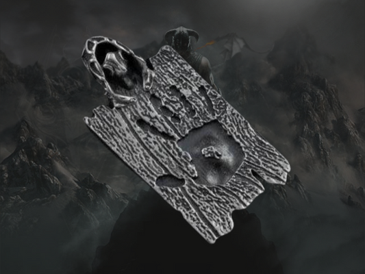 {{jewelry_for_geeks}} - {{ GameFanCraft}} Pendant Silver Dark Brotherhood Nightingale Pendant