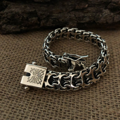 {{jewelry_for_geeks}} - {{ GameFanCraft}} Bracelet Silver bracelet "Ramses"