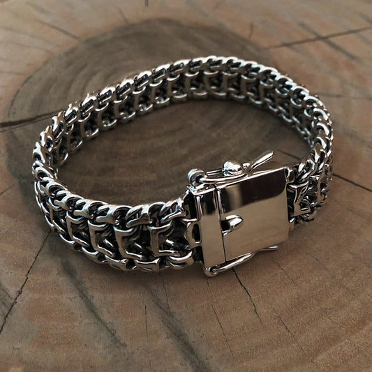 {{jewelry_for_geeks}} - {{ GameFanCraft}} Bracelet Silver bracelet "Pharaoh"
