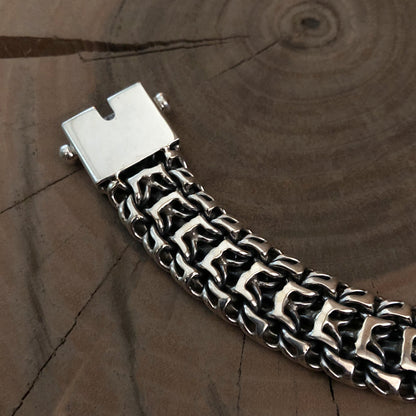 {{jewelry_for_geeks}} - {{ GameFanCraft}} Bracelet Silver bracelet "Pharaoh"