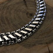 {{jewelry_for_geeks}} - {{ GameFanCraft}} Bracelet Silver bracelet "Double Bismarck"