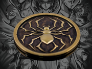 {{jewelry_for_geeks}} - {{ GameFanCraft}} Coin Brass two-sided anime spider coin