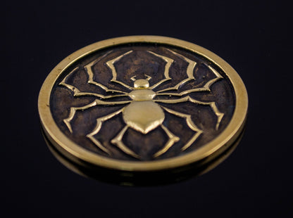 {{jewelry_for_geeks}} - {{ GameFanCraft}} Coin Brass two-sided anime spider coin
