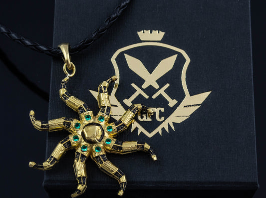 {{jewelry_for_geeks}} - {{ GameFanCraft}} Pendant Brass Elder Scrolls Azura Star Pendant
