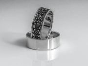 {{jewelry_for_geeks}} - {{ GameFanCraft}} Ring Silver Celtic pattern ring
