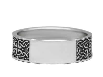 {{jewelry_for_geeks}} - {{ GameFanCraft}} Ring Silver Scandinavian ring with sea dragons