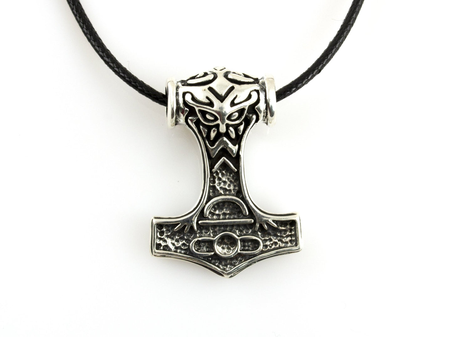 {{jewelry_for_geeks}} - {{ GameFanCraft}} Pendant Brass Viking's Thor's Hammer (Mjolnir) Pendant