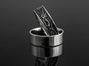 {{jewelry_for_geeks}} - {{ GameFanCraft}} Ring Silver Scandinavian ring with animalistic Celtic motifs and knots