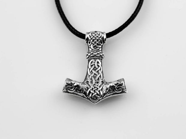 {{jewelry_for_geeks}} - {{ GameFanCraft}} Pendant Brass Thor's Hammer (Mjolnir) Pendant