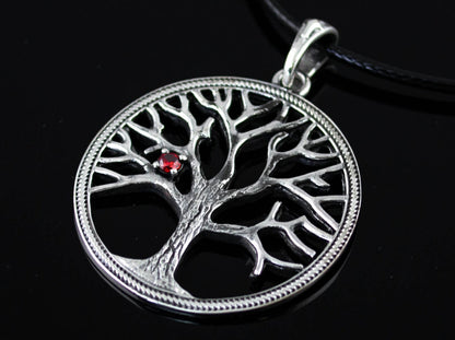 {{jewelry_for_geeks}} - {{ GameFanCraft}} Pendant Silver Vikings Yggdrasil Tree Pendant