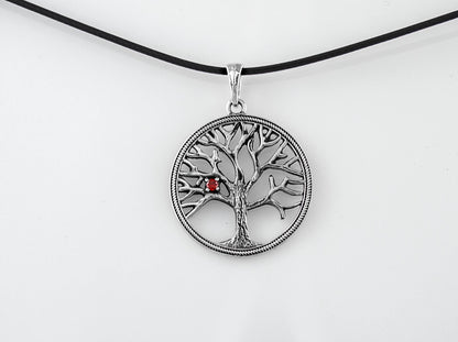 {{jewelry_for_geeks}} - {{ GameFanCraft}} Pendant Silver Vikings Yggdrasil Tree Pendant