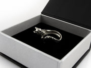 {{jewelry_for_geeks}} - {{ GameFanCraft}} Ring Silver Cat Ring