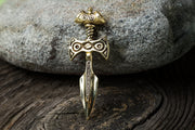 {{jewelry_for_geeks}} - {{ GameFanCraft}} Pendant Silver Big Amulet of Talos