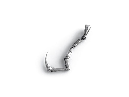 {{jewelry_for_geeks}} - {{ GameFanCraft}} Pendant Silver Pudge's Hook pendant