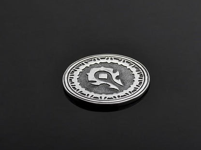 {{jewelry_for_geeks}} - {{ GameFanCraft}} Coin Silver Horde vs Alliance choice coin