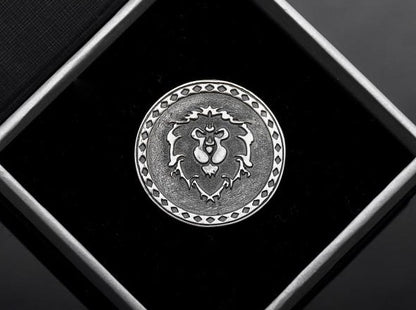 {{jewelry_for_geeks}} - {{ GameFanCraft}} Coin Brass Horde vs Alliance choice coin