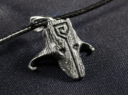 {{jewelry_for_geeks}} - {{ GameFanCraft}} Pendant Silver Dota 2 Juggernaut mask pendant