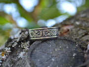 {{jewelry_for_geeks}} - {{ GameFanCraft}} Ring Silver Scandinavian ring with sea monsters
