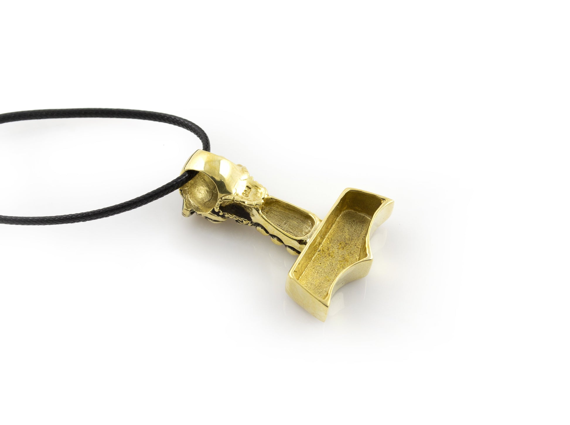 {{jewelry_for_geeks}} - {{ GameFanCraft}} Pendant Brass Viking's Thor's Hammer (Mjolnir) Pendant