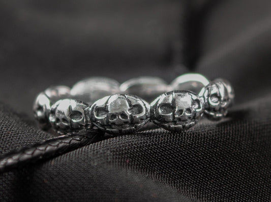 {{jewelry_for_geeks}} - {{ GameFanCraft}} Ring Silver Halloween Pumpkins Ring