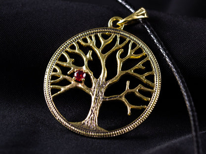 {{jewelry_for_geeks}} - {{ GameFanCraft}} Pendant Brass Vikings Yggdrasil Tree Pendant