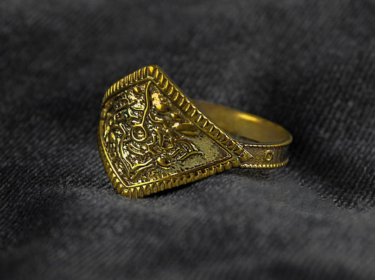 {{jewelry_for_geeks}} - {{ GameFanCraft}} Rings Gold Plated Silver Dark Souls Ring of Favor and Protection