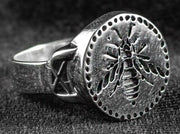 {{jewelry_for_geeks}} - {{ GameFanCraft}} Ring Silver Dark Souls Hornet Ring