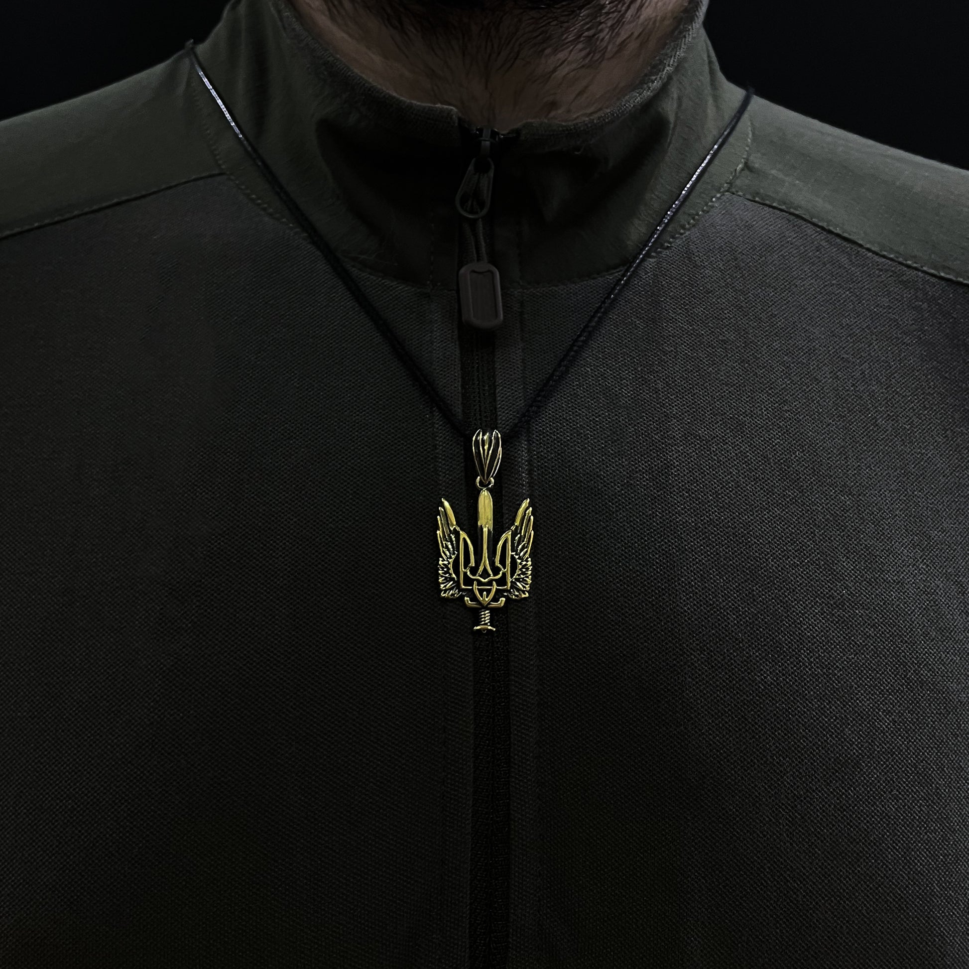 {{jewelry_for_geeks}} - {{ GameFanCraft}} Charms & Pendants Coat of arms of Ukraine - Wings of Freedom