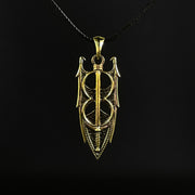 {{jewelry_for_geeks}} - {{ GameFanCraft}} Pendant Silver Amulet of Akatosh
